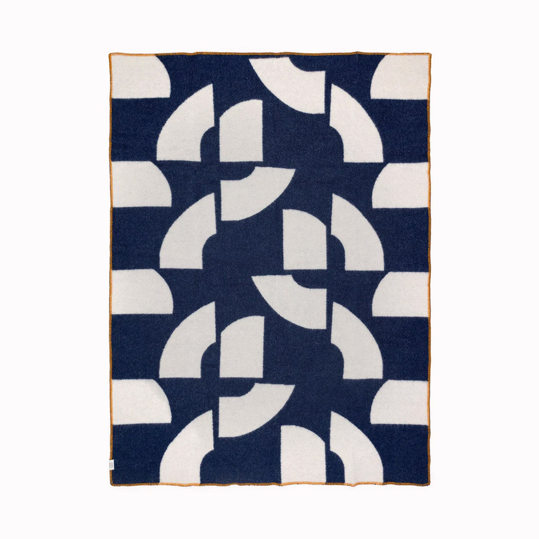 Deko Wool Blanket | Navy