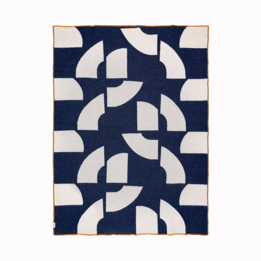 Deko Wool Blanket | Navy