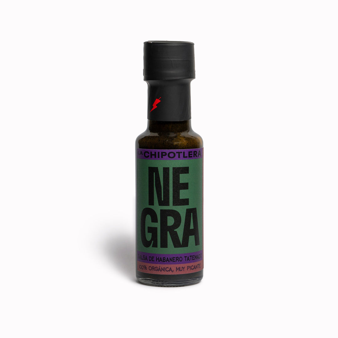 Negra by La Chipotlera is the deeper, darker take on classic salsa brava. Built around slow-cooked tomato and smoked chipotle chilli,