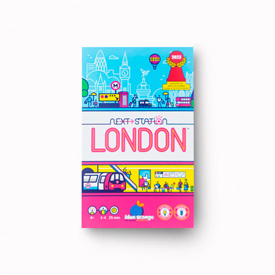 Next Station London is a quick to play, simple and casual table top game for 2-4 players where the idea is to configure the city's transport network to optimal amounts of passengers in the city.