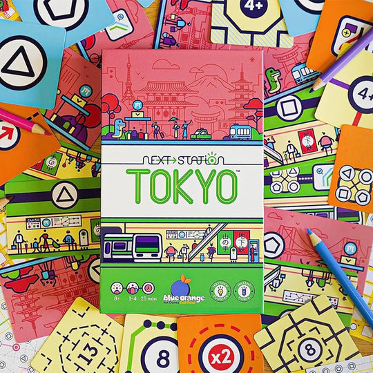 Next Station: Tokyo | City+Route Building Board Game