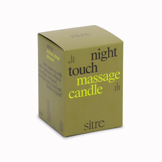 Night Touch is the ultimate mood-setter for a slow evening. This isn't your standard scented candle; it’s a functional piece of self-care designed to melt into a warm, nourishing body oil.