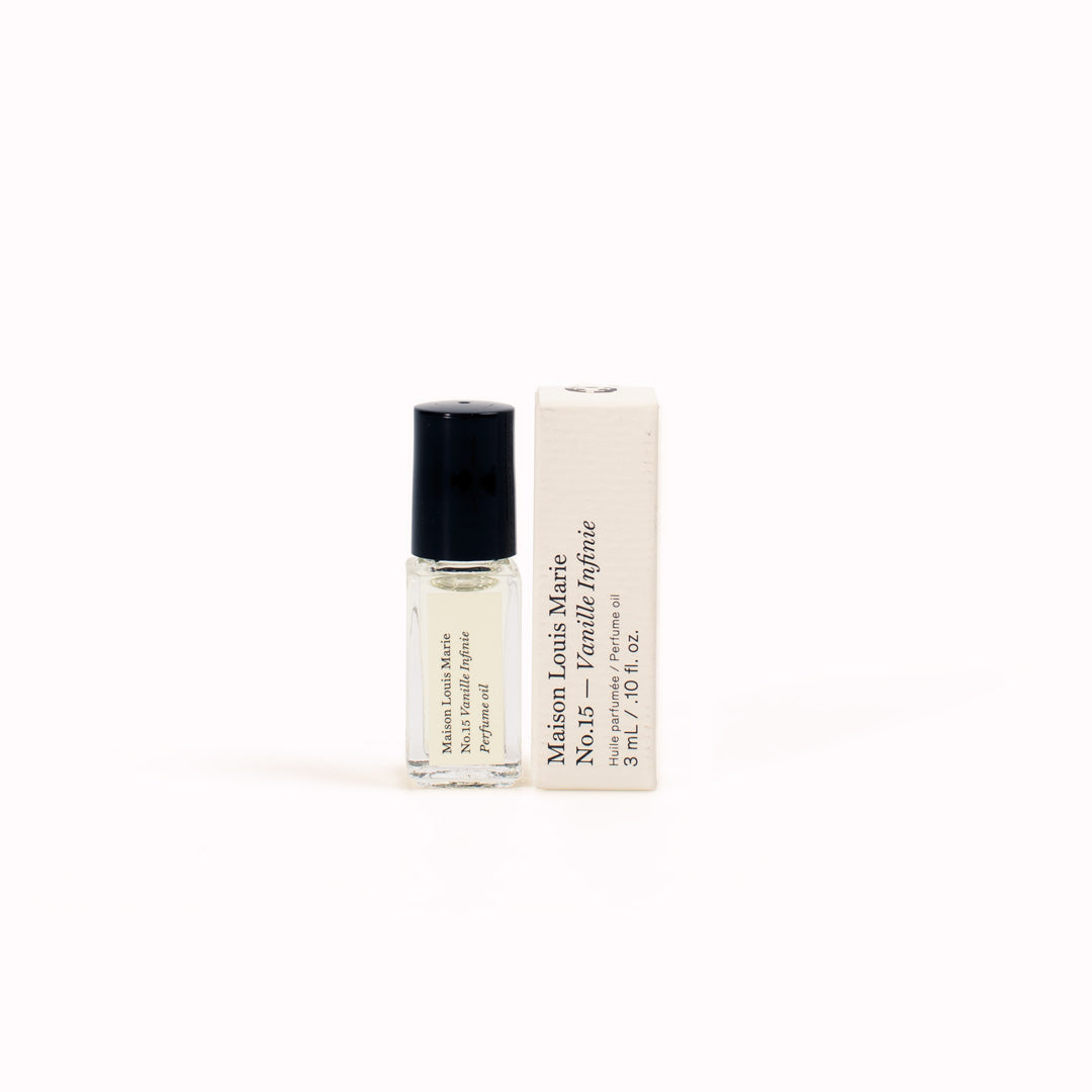 No.15 Vanille Infinie by Maison Louis Marie is a luxurious, warm and sweet scent for an uplifting and comforting ritual. 
