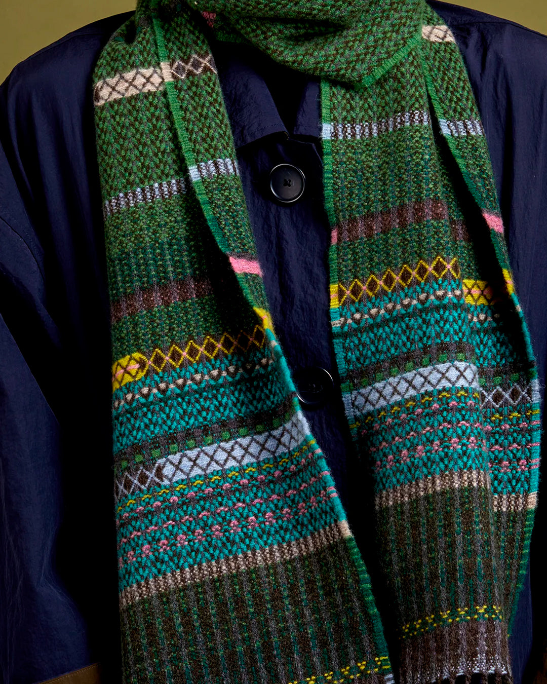 Noah Lambswool Scarf | Fern