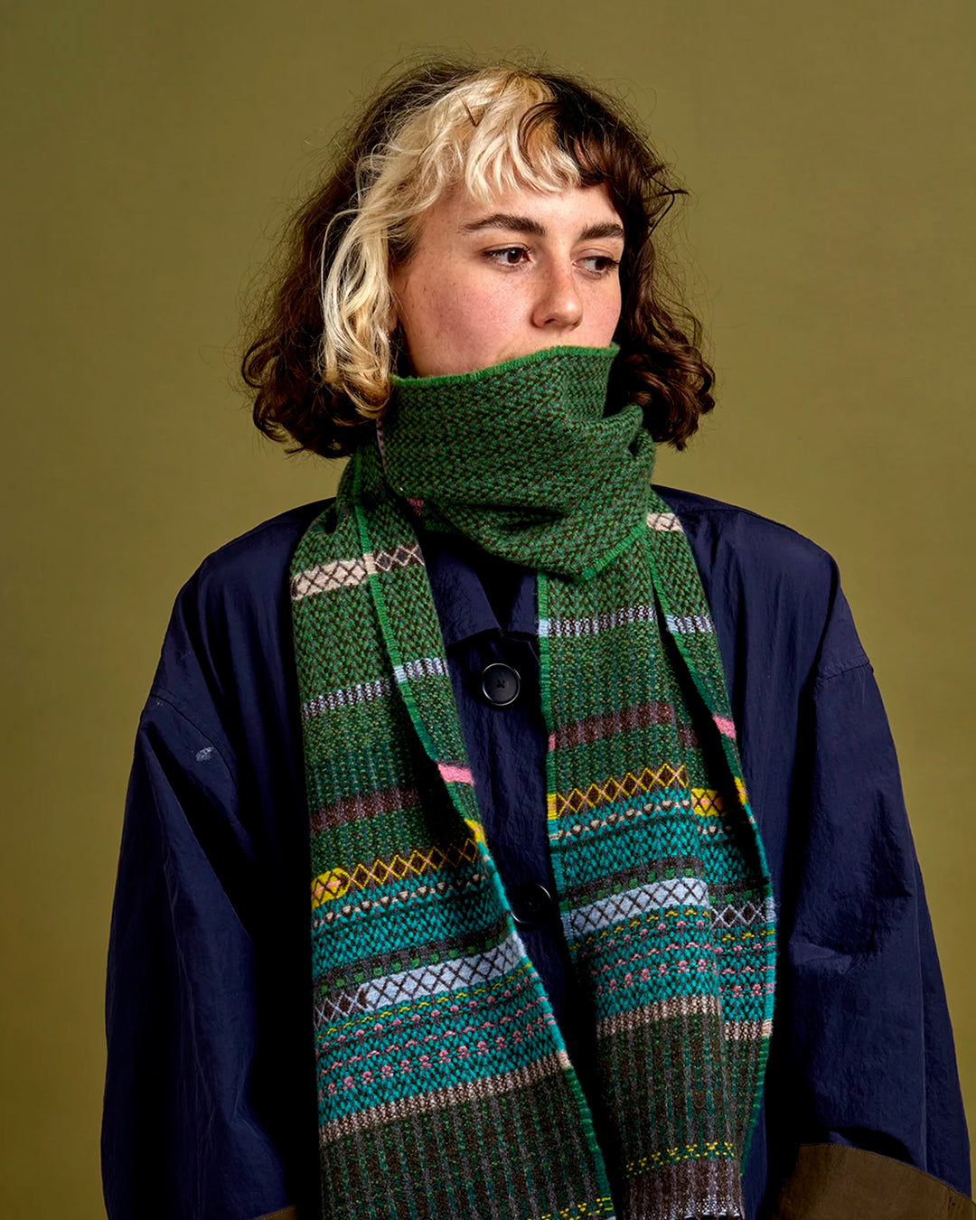 Noah Lambswool Scarf | Fern