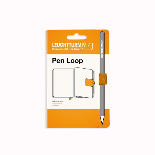 Rising Sun Pen Loop is the answer! The practical Pen Loop complements our colourful notebooks thanks to the wide variety of LEUCHTTURM1917 colours and enables the owner to set their own accents with their preferred colour scheme.