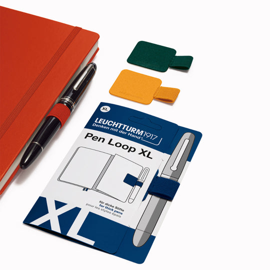 The practical Pen Loop by Leuchtturm1917 pairs perfectly with their colourful notebooks and ensures that you always have a pen to hand when you need it.