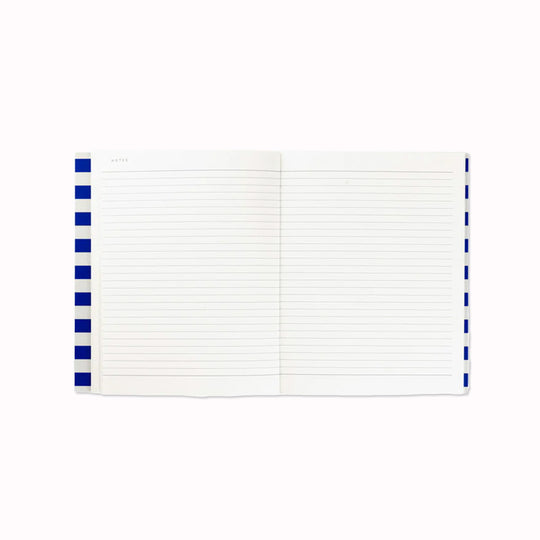 The planner features a minimalist design with a waterproof stripy bright blue and white softcover. The pages are made of high-quality paper that is smooth and acid-free, perfect for writing with any pen or pencil.