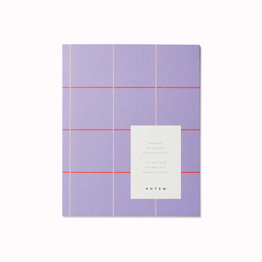 Uma Notebook | Lavender Check | A5 | Lined