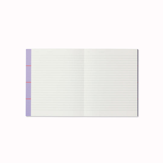 Uma Notebook | Lavender Check | A5 | Lined