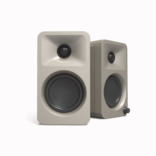 ORA | Bluetooth Desktop Powered Speaker Pair | Moon