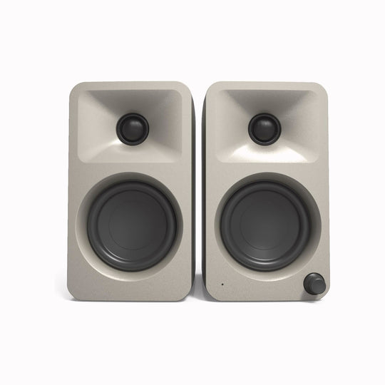 ORA | Bluetooth Desktop Powered Speaker Pair | Moon