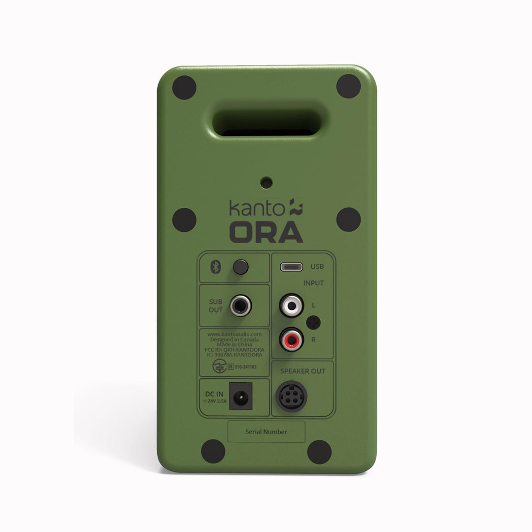 ORA | Bluetooth Desktop Speaker Pair | Moss