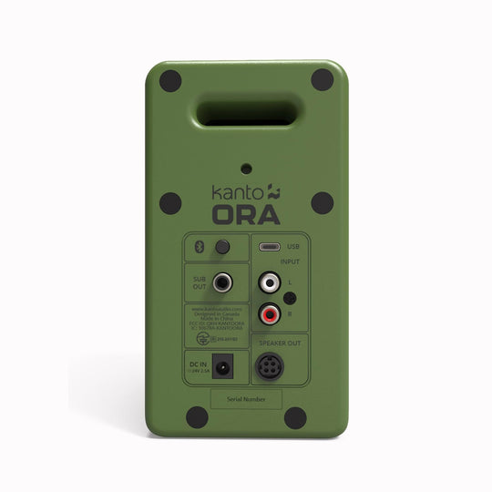 ORA | Bluetooth Desktop Speaker Pair | Moss