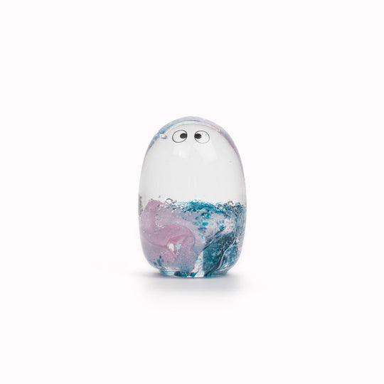 Meet the newest additions to the Studio Arhoj family of colourful characters - a personality laden decorative glass 'Crystal Blob' figurine! Think of these as cousins to Anders Arhoj's ceramic creations. Inspired by Japanese ceramics but with a Scandinavian twist.