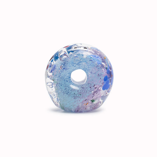 Donut Crystal Blob | Glass Figurine
