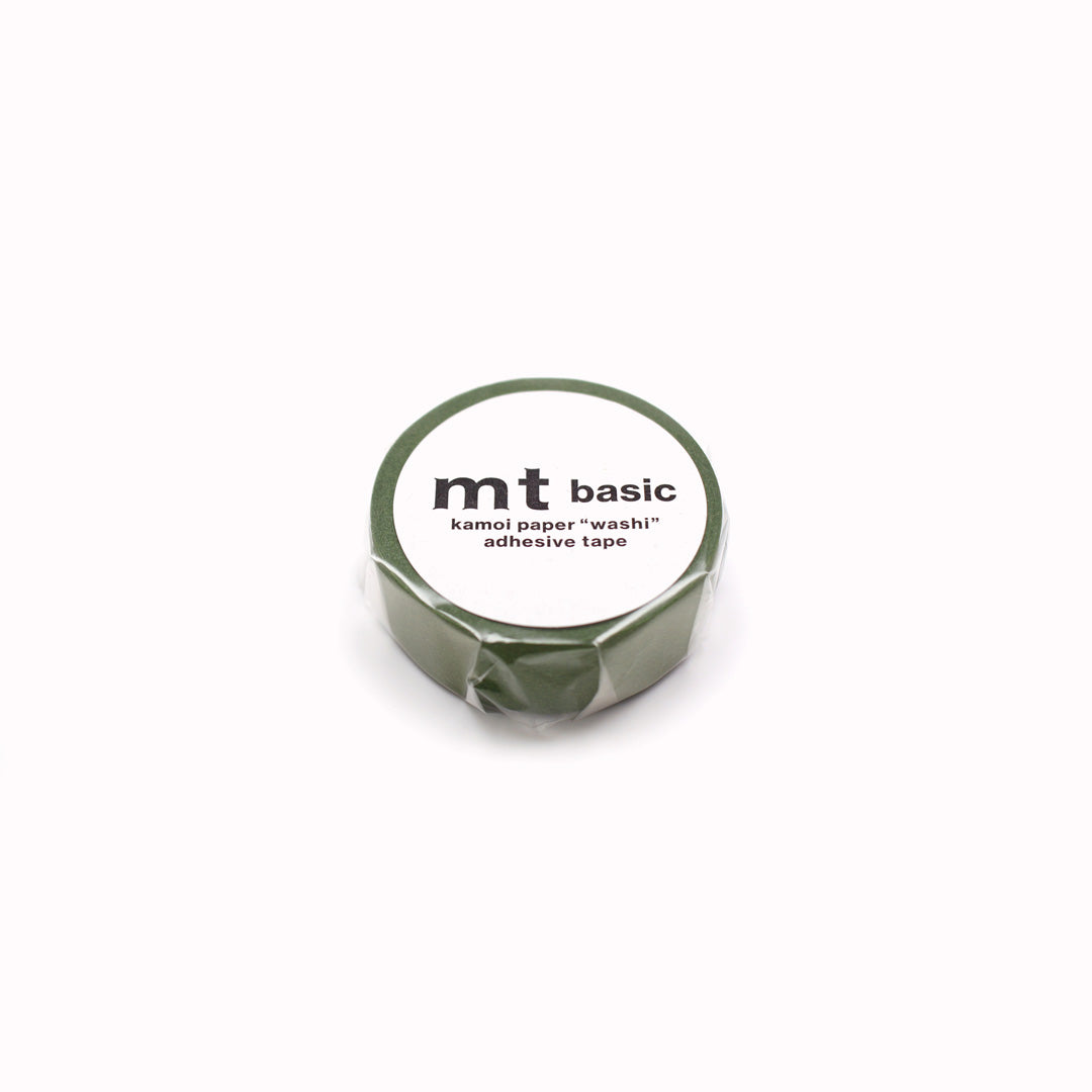 Matte Olive Green Washi Tape from MT Tape is a versatile and decorative adhesive tape that can be used for various crafts and projects. It has a green matte colour that adds a touch of elegance and sophistication to any surface.