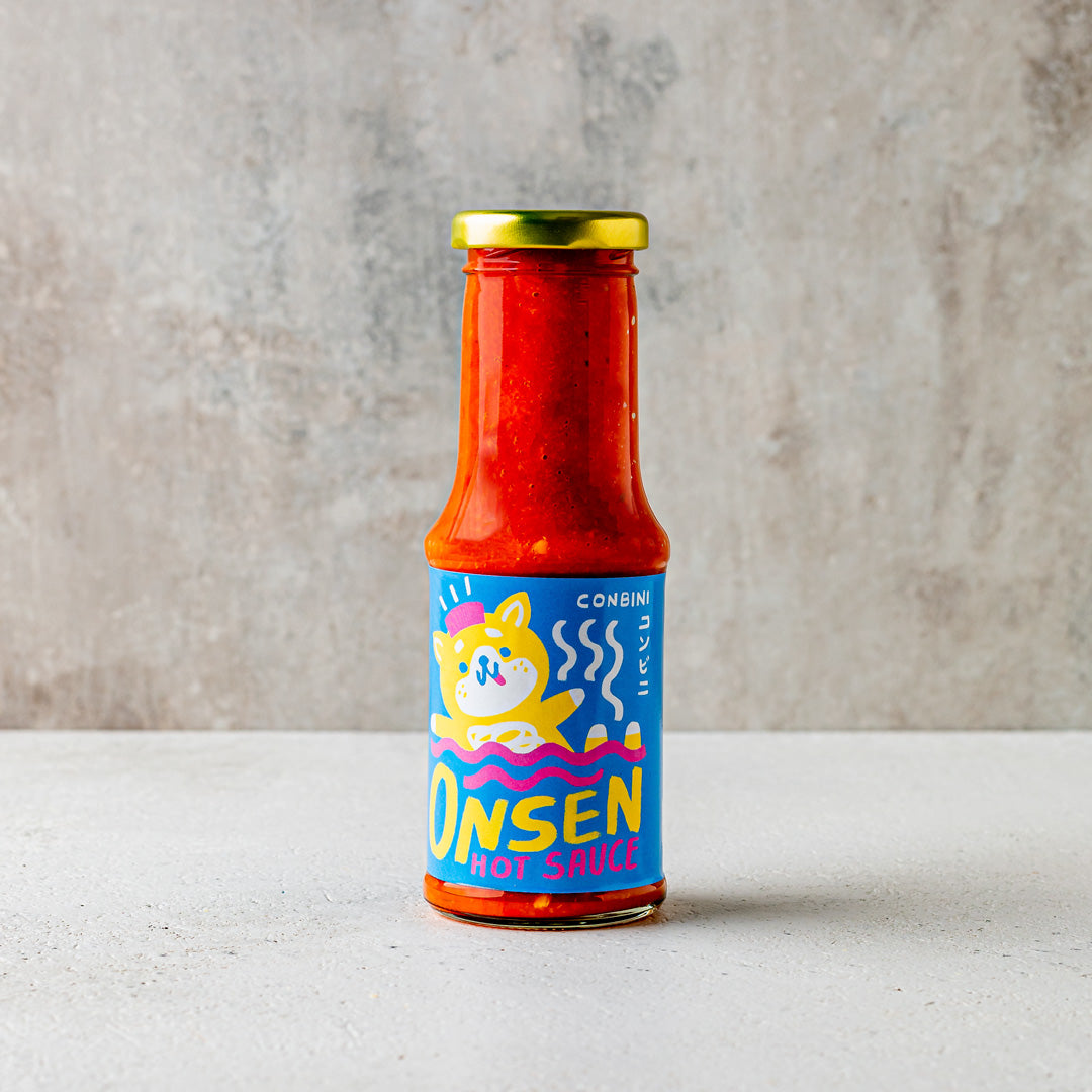 Onsen Hot Sauce from Conbini in 200ml Recycled glass Jars