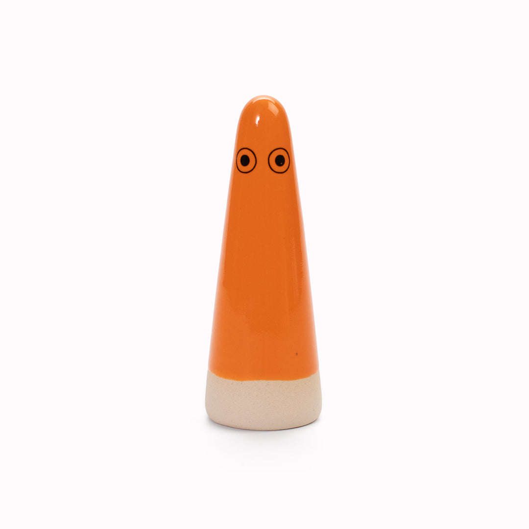 Ghost | Ceramic Figurine | Orange Hues