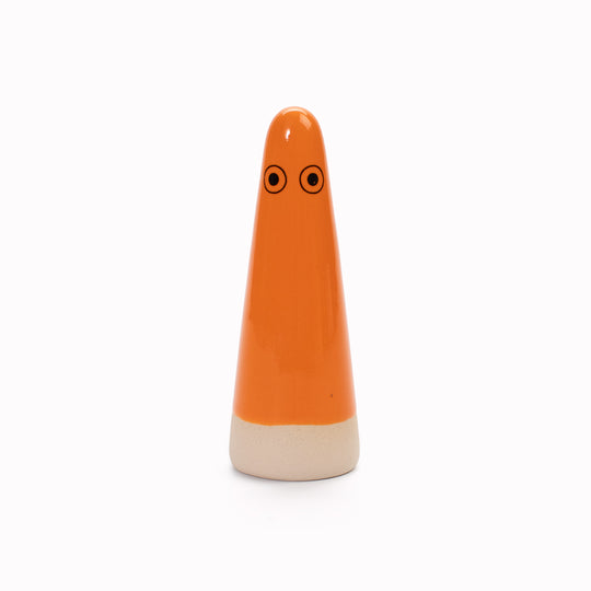 Ghost | Ceramic Figurine | Orange Hues
