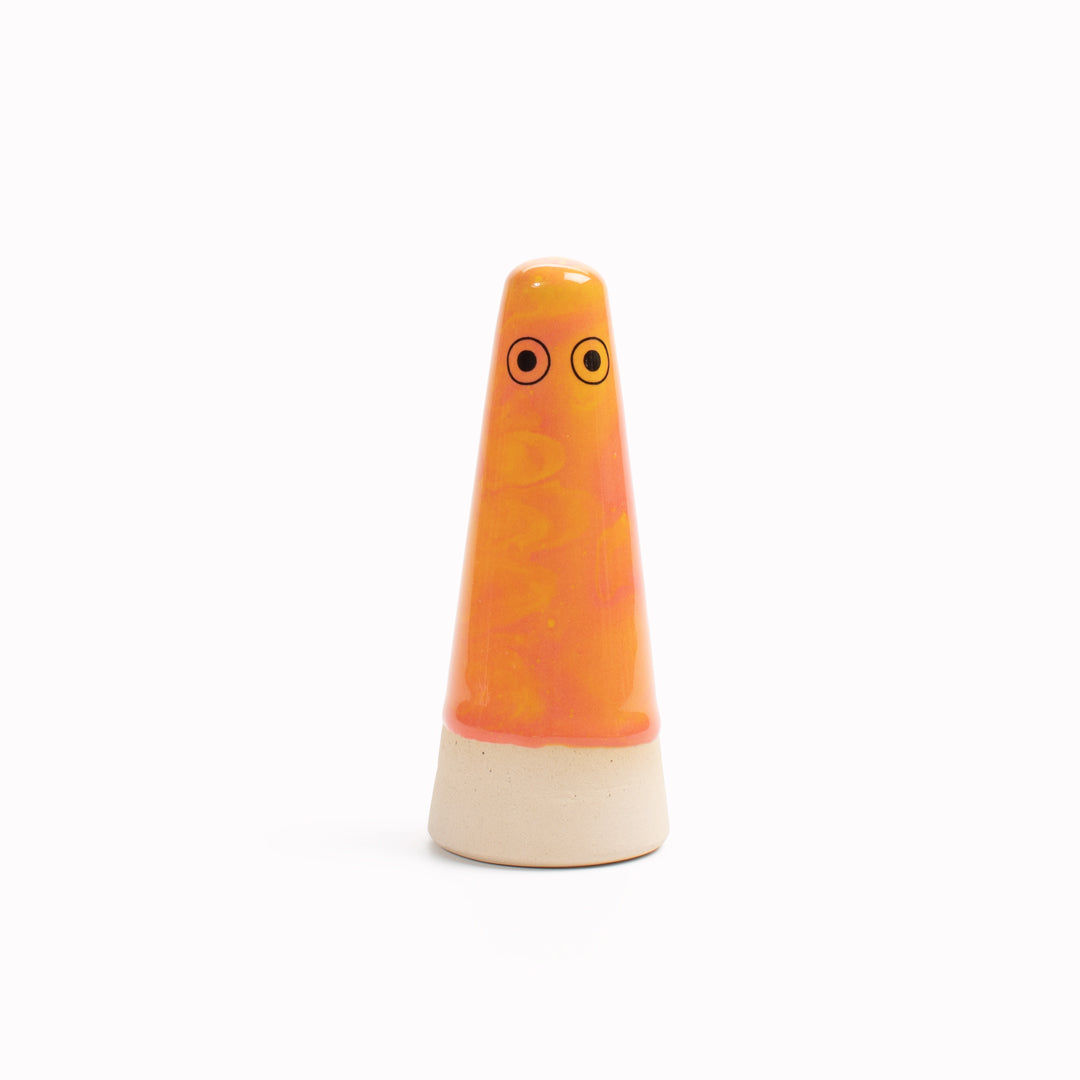 The Orange hued adorable Ghosts provides a contemporary ornamental colour punch and personality to your home decor and also doubles as a ring holder.