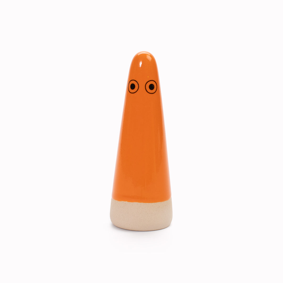 Ghost | Ceramic Figurine | Orange Hues