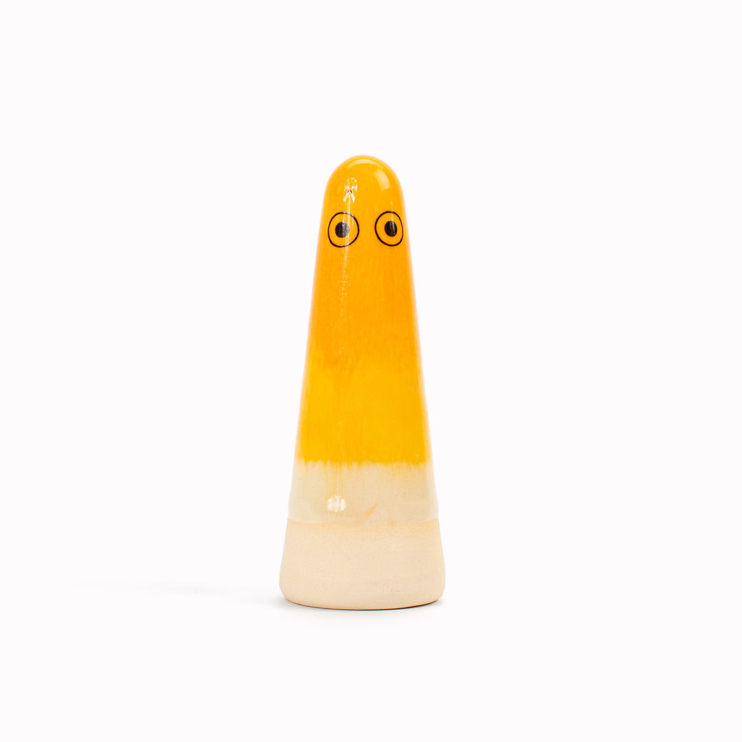 The Orange hued adorable Ghosts provides a contemporary ornamental colour punch and personality to your home decor and also doubles as a ring holder.