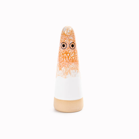 Ghost | Ceramic Figurine | Orange Hues