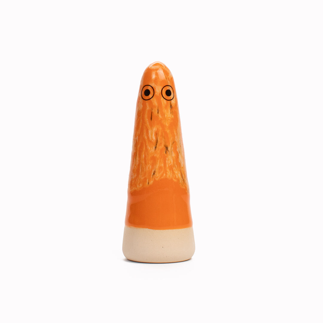 Ghost | Ceramic Figurine | Orange Hues