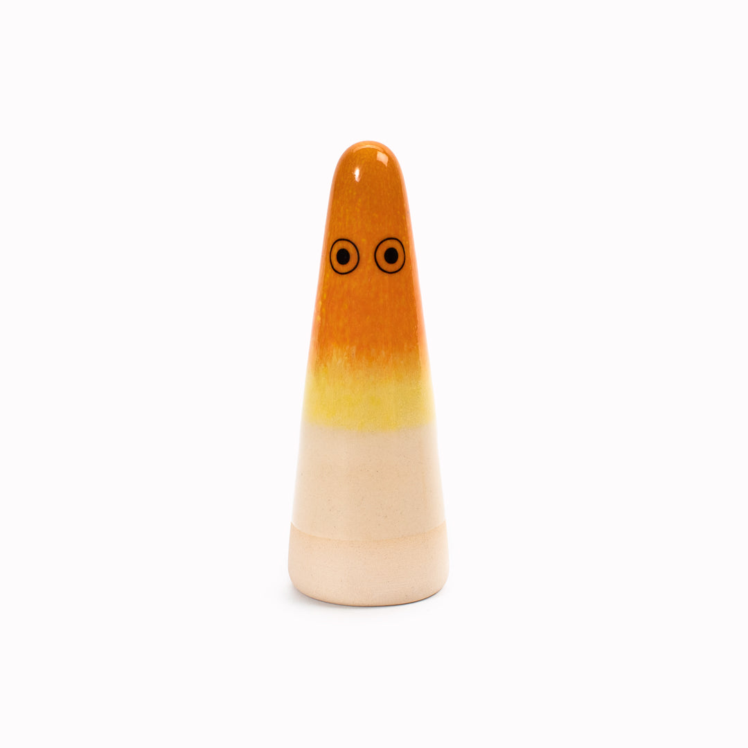 Ghost | Ceramic Figurine | Orange Hues