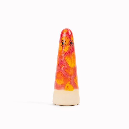 The Orange hued adorable Ghosts provides a contemporary ornamental colour punch and personality to your home decor and also doubles as a ring holder.