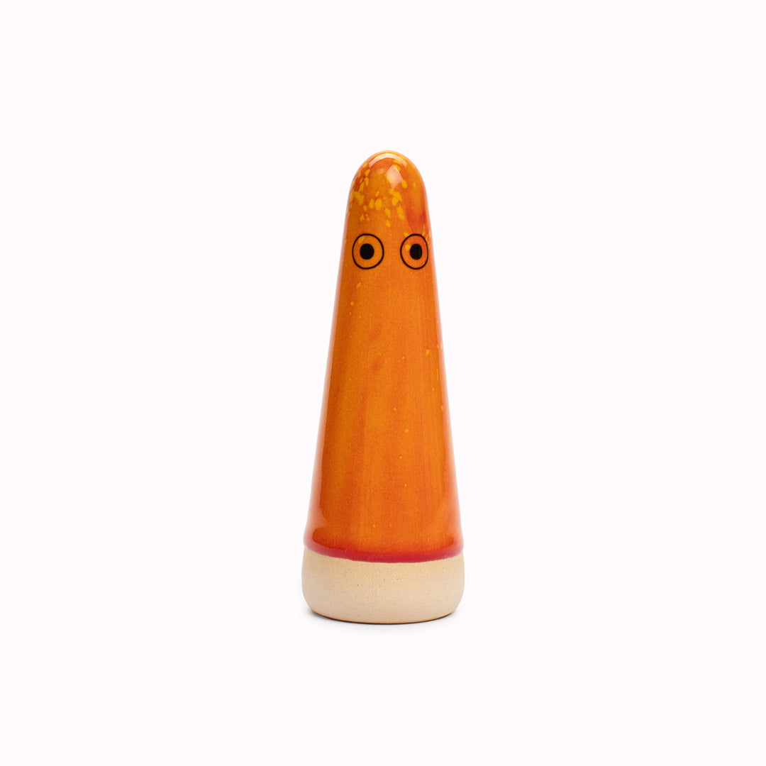 Ghost | Ceramic Figurine | Orange Hues