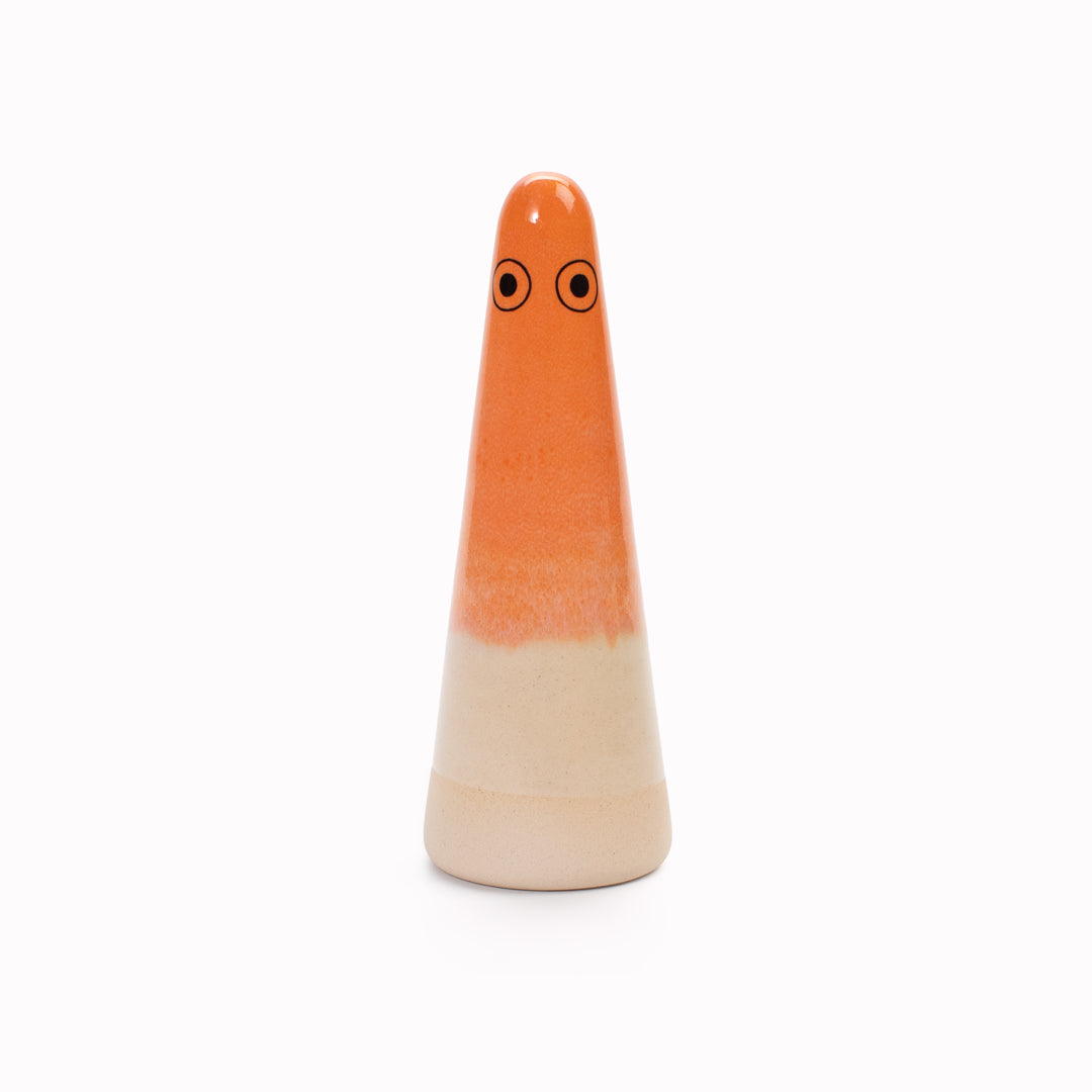 Ghost | Ceramic Figurine | Orange Hues
