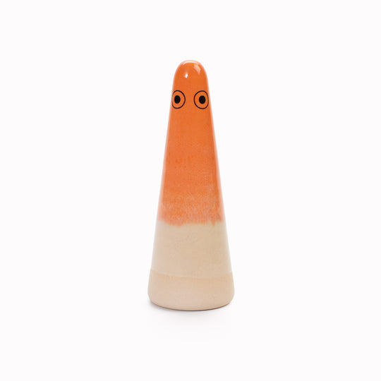 Ghost | Ceramic Figurine | Orange Hues