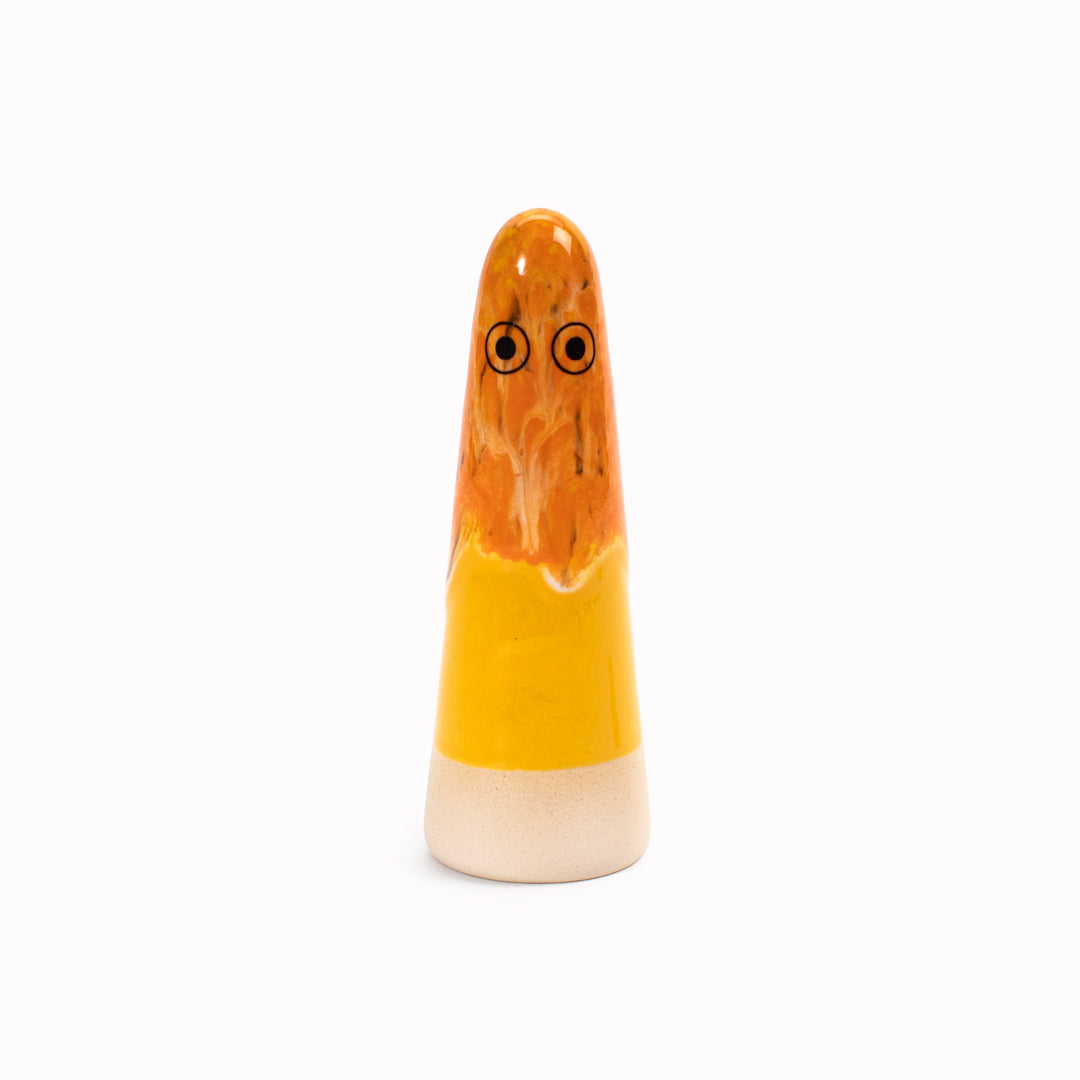Ghost | Ceramic Figurine | Orange Hues