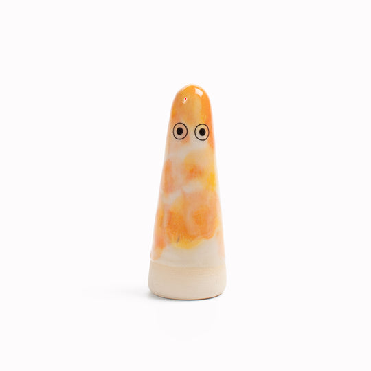 The Orange hued adorable Ghosts provides a contemporary ornamental colour punch and personality to your home decor and also doubles as a ring holder.