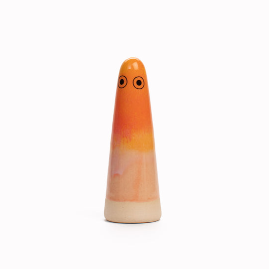 Ghost | Ceramic Figurine | Orange Hues