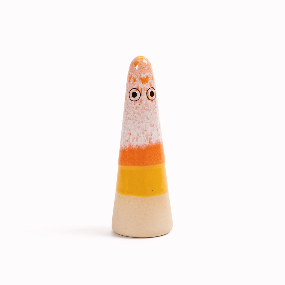 Ghost | Ceramic Figurine | Orange Hues