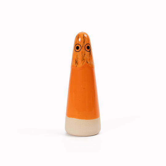 The Orange hued adorable Ghosts provides a contemporary ornamental colour punch and personality to your home decor and also doubles as a ring holder.