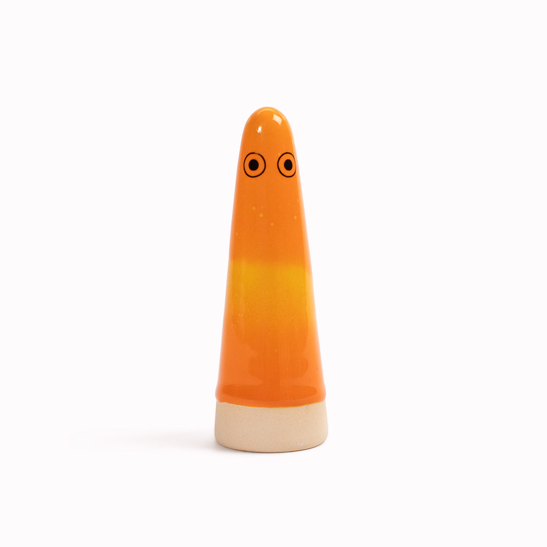 Ghost | Ceramic Figurine | Orange Hues