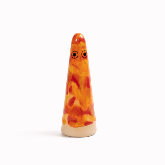 Ghost | Ceramic Figurine | Orange Hues