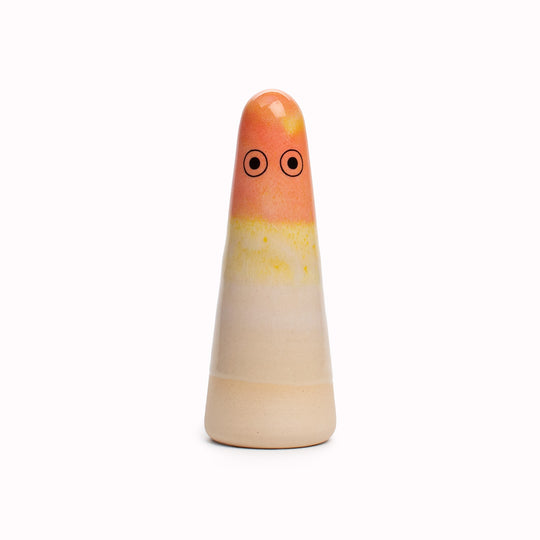 Ghost | Ceramic Figurine | Orange Hues