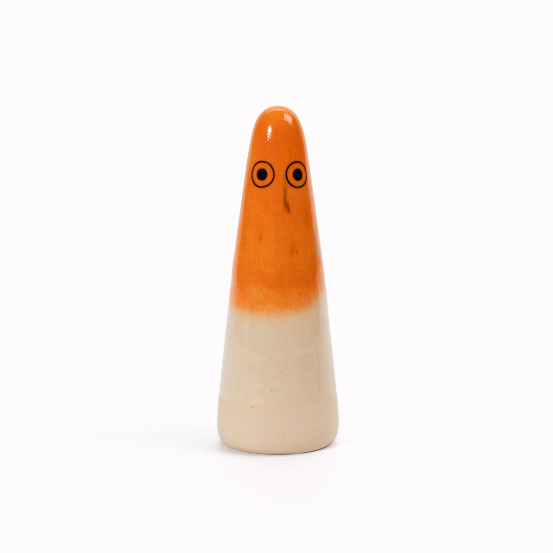 The Orange hued adorable Ghosts provides a contemporary ornamental colour punch and personality to your home decor and also doubles as a ring holder.