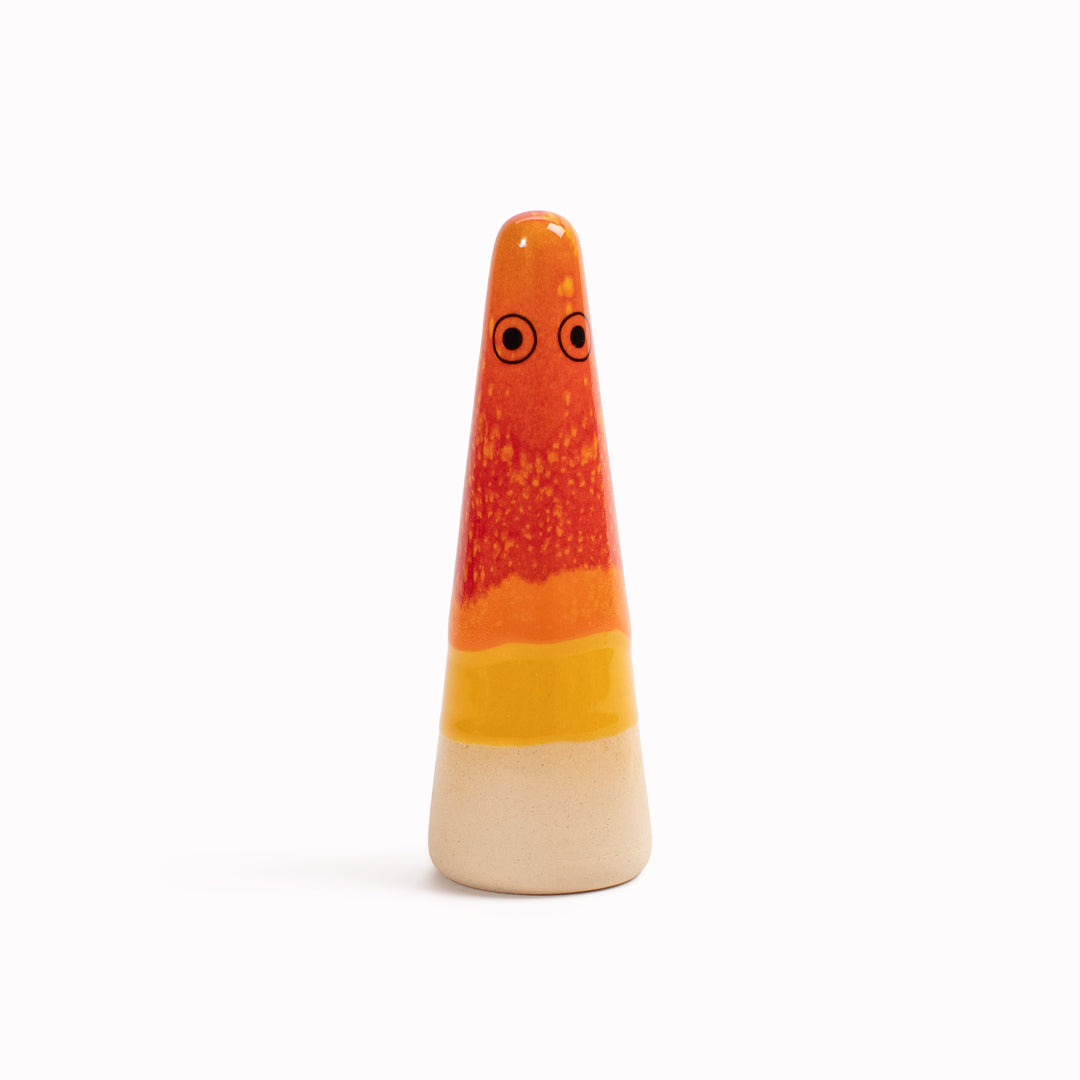 Ghost | Ceramic Figurine | Orange Hues