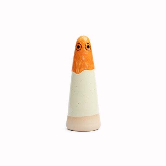 Ghost | Ceramic Figurine | Orange Hues