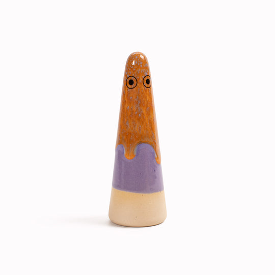 Ghost | Ceramic Figurine | Orange Hues