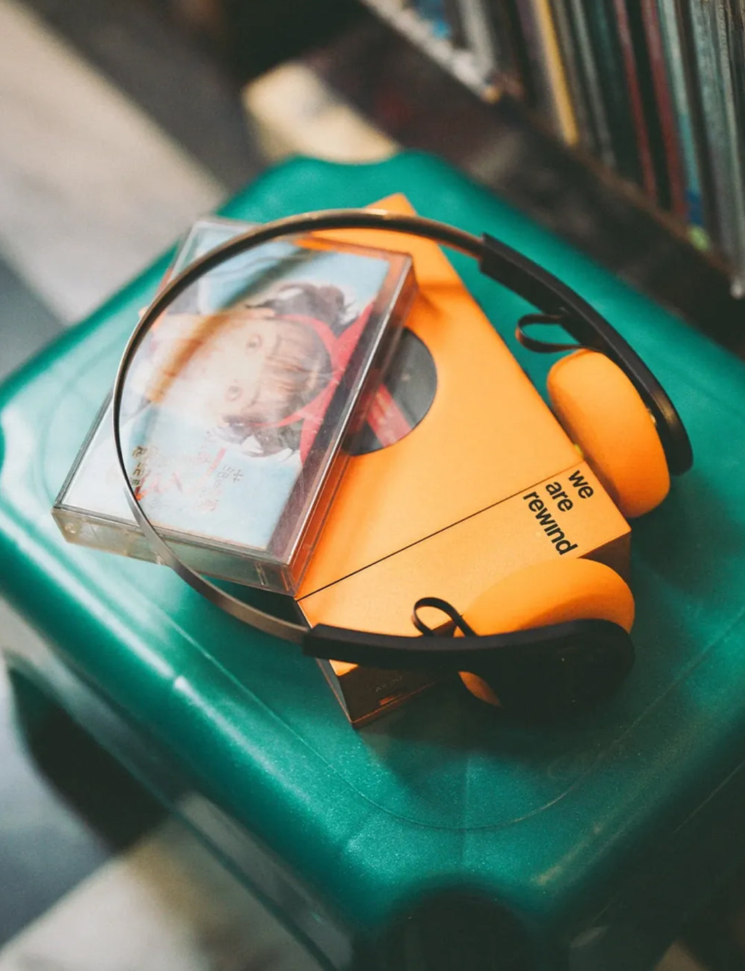 WE-001 | Bluetooth Cassette Player | Orange