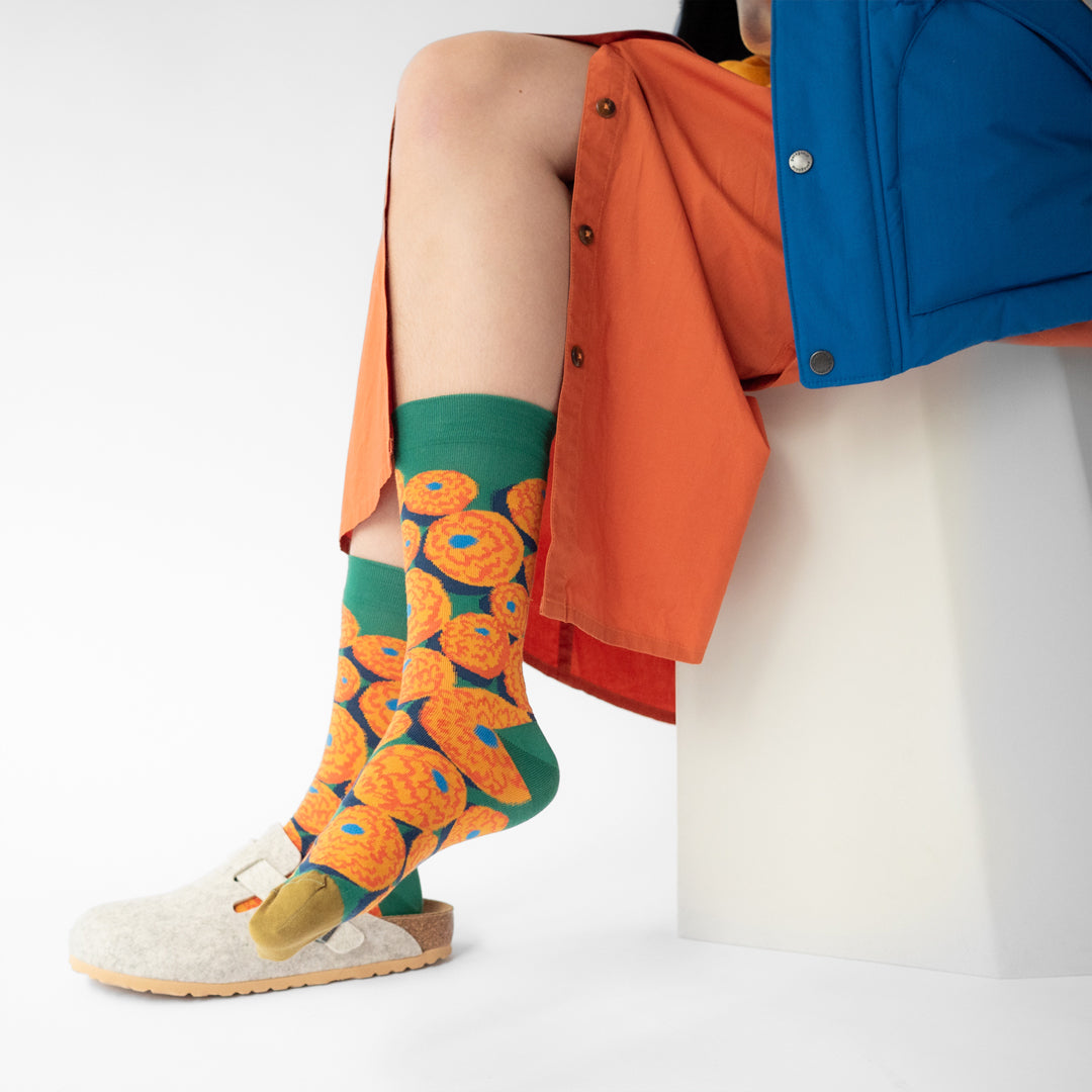 Illustrative and arty, fashion led socks! Bonne Maison have been producing high quality Egyptian cotton socks in Europe since 2012. 