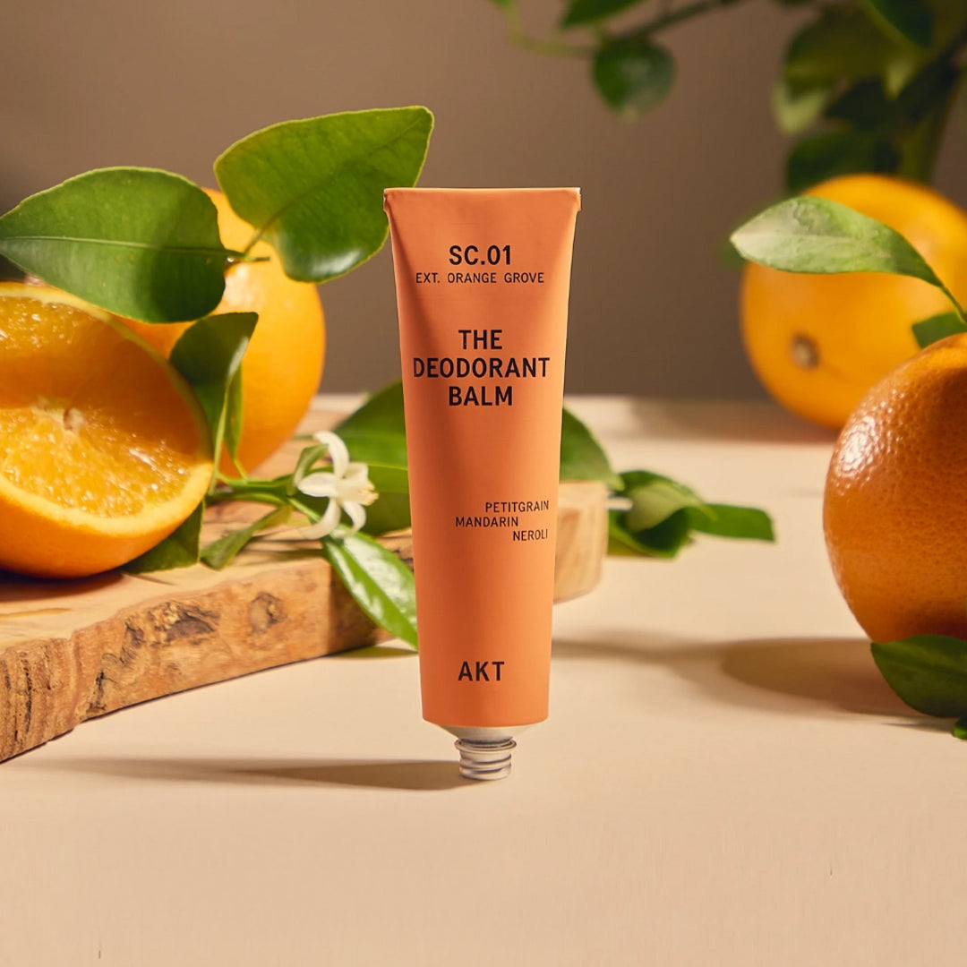 Orange Grove blends juicy mandarin and sweet orange with fresh petitgrain and soft neroli blossom for a clean, energising summery citrus scent.