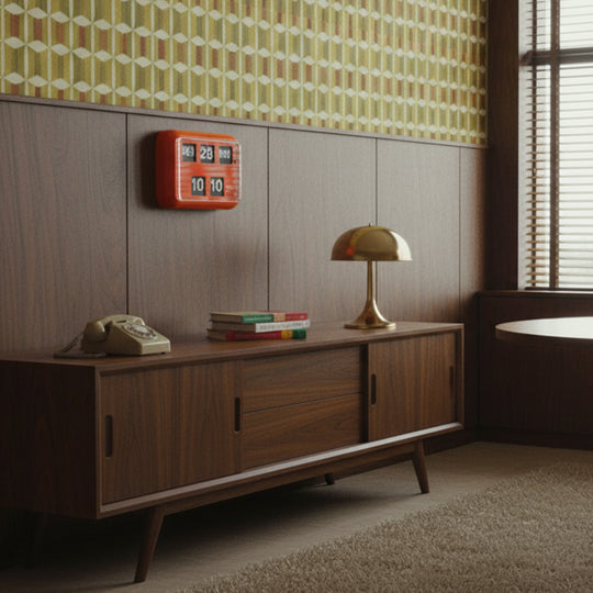 Flip Wall Clock | Orange